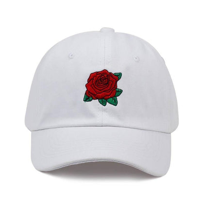 Taizhou hat factory Store HATS White Rose Dad Hat