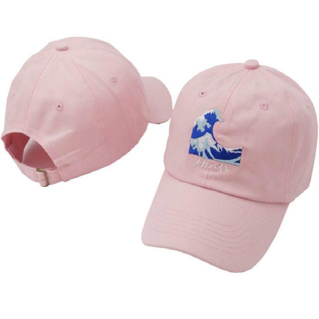 shopurbansociety Hats Pink / One Size WAVES Dad Hat