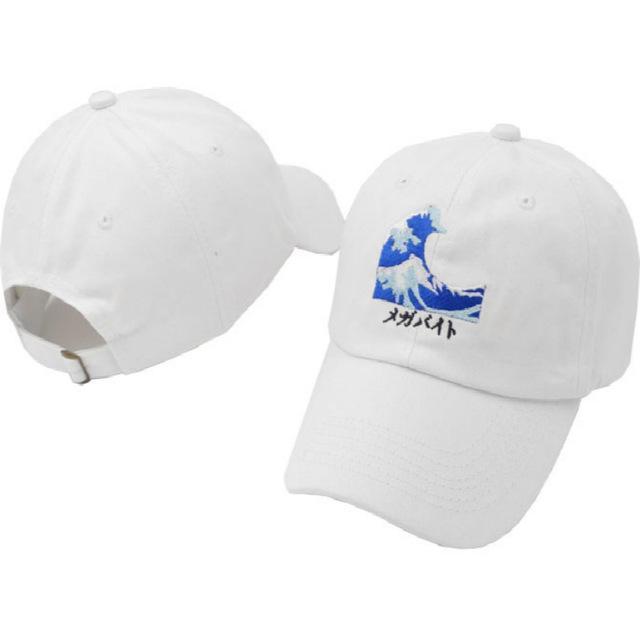 shopurbansociety Hats White / One Size WAVES Dad Hat
